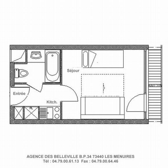 Apartements CHAVIERE - Les Menuires Croisette