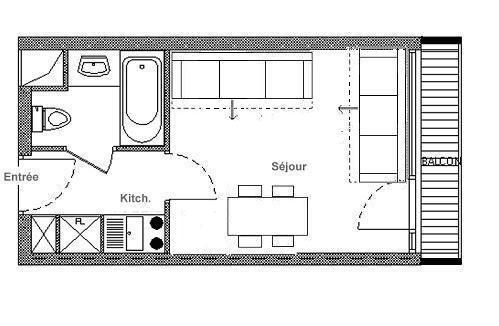 Apartements CHAVIERE - Les Menuires Croisette