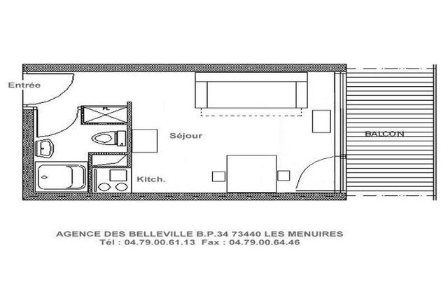 Apartements DORONS - Les Menuires Croisette