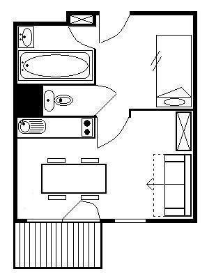 Apartements GENTIANES - Les Menuires Reberty 1850