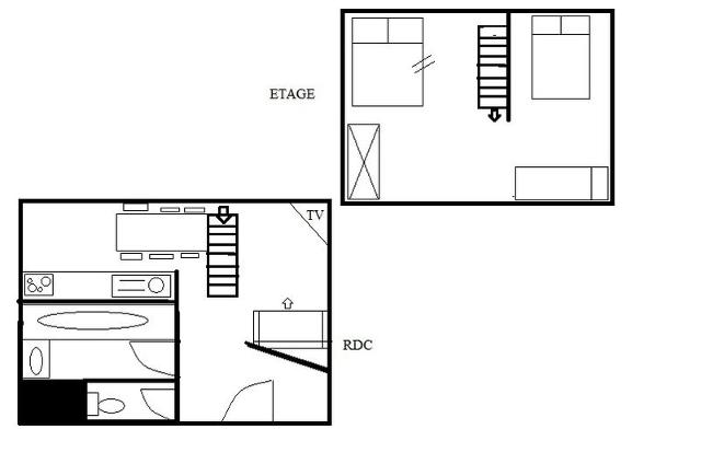 Apartements GENTIANES - Les Menuires Reberty 1850