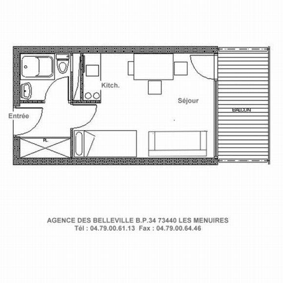 travelski home choice - Apartements LES CHARMETTES - Les Menuires Croisette