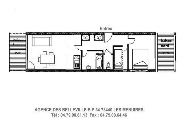 travelski home choice - Apartements LES CHARMETTES - Les Menuires Croisette