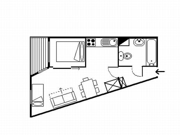 Apartements NECOU - Les Menuires Reberty 2000