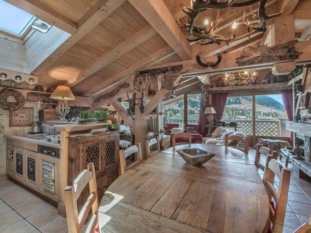 Apartment in Megève - 4 rooms, 3 bedrooms, balcony, wifi, parking FR-1-453-28 - Megève