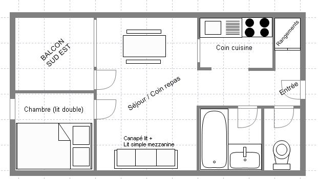 Apartements PRAZ DE L'ours B - Vallandry