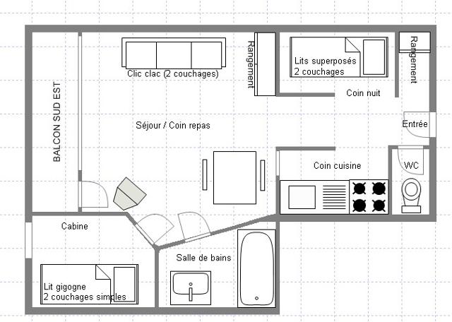 Apartements PRAZ DE L'ours B - Vallandry