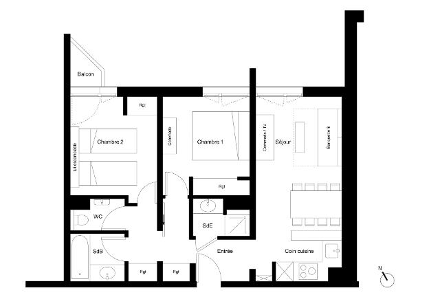 Apartements ACONIT - Les Menuires Bruyères