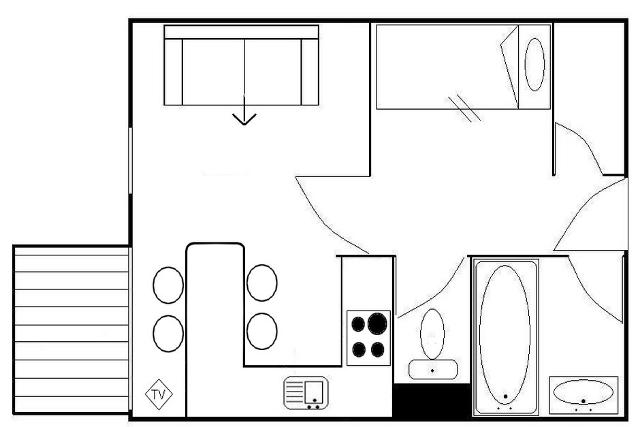 travelski home choice - Apartements GENTIANES - Les Menuires Reberty 1850