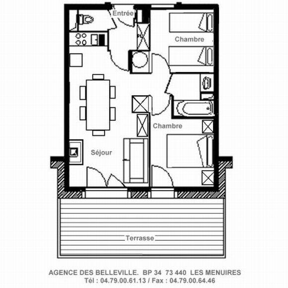 travelski home choice - Apartements SAPINIERE - Les Menuires Reberty 1850