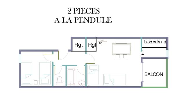 Apartments La Pendule - Plagne - Les Coches