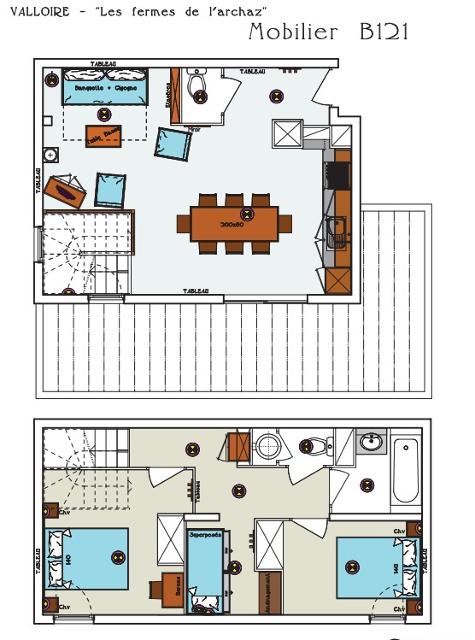 Apartements LES FERMES DE L'archaz - Valloire