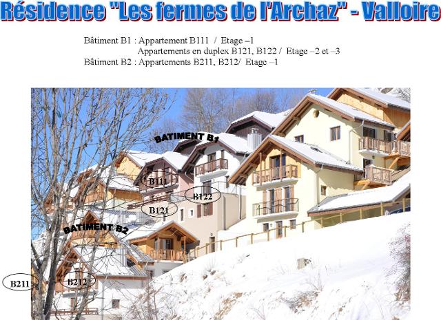 Apartements LES FERMES DE L'archaz - Valloire