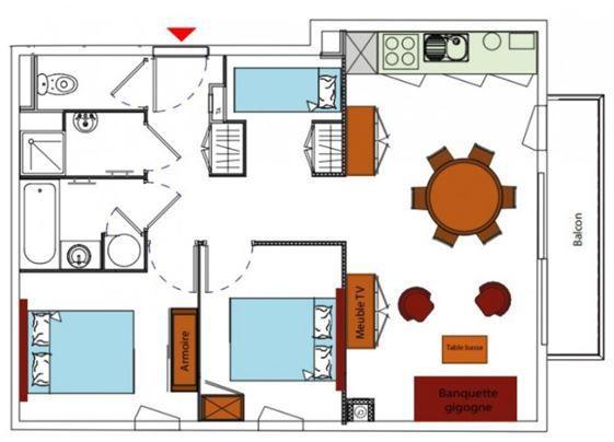 Apartements LES FERMES DE L'archaz - Valloire