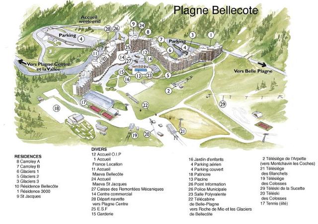 Apartements CARROLEY B - Plagne Bellecôte