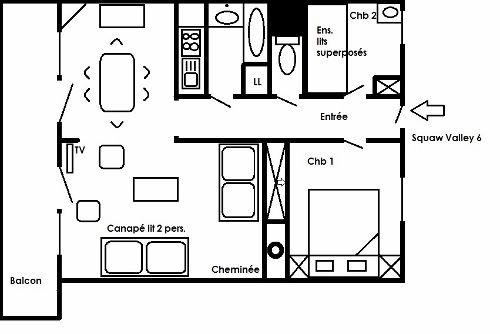 Apartements SQUAW VALLEY - Méribel Centre 1600