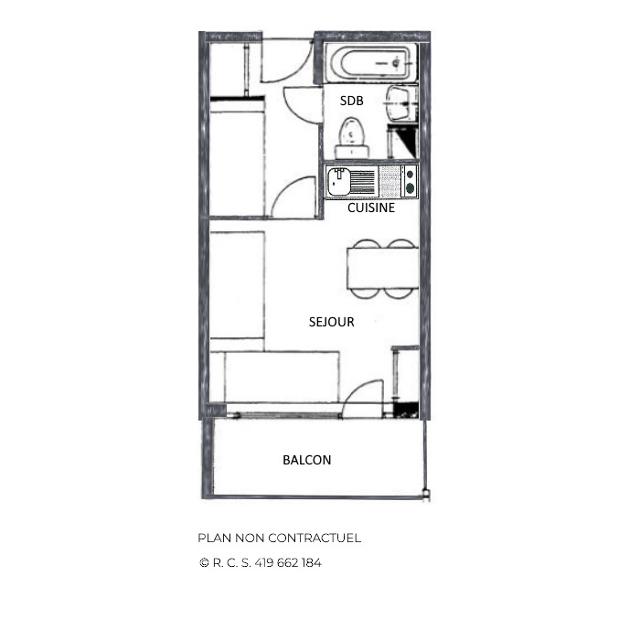 Apartements NECOU - Les Menuires Reberty 2000