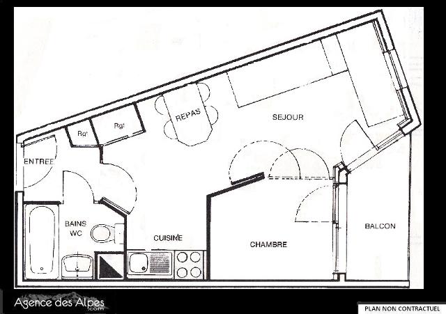 Apartements NECOU - Les Menuires Reberty 2000