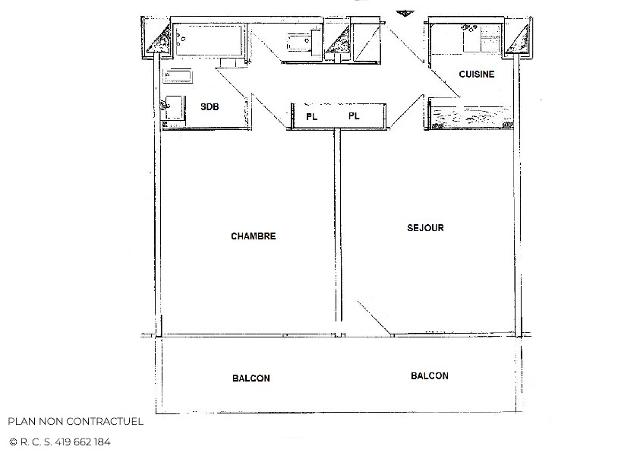 Apartements ARAVIS - Les Menuires Croisette