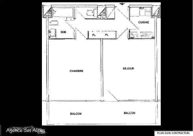 Apartements ARAVIS - Les Menuires Croisette