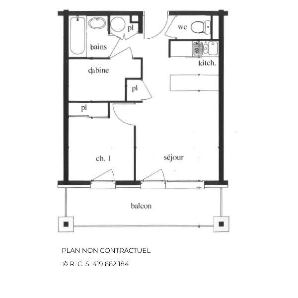 Apartements ARGENTIERE - Les Menuires Reberty 1850