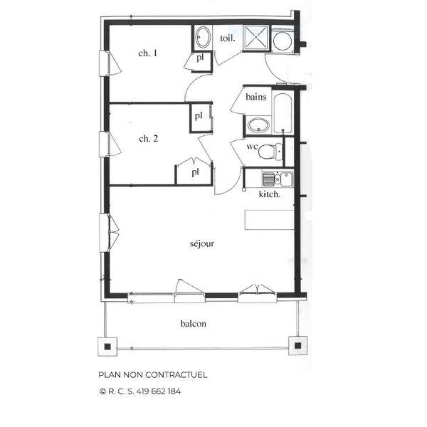 Apartements ARGENTIERE - Les Menuires Reberty 1850