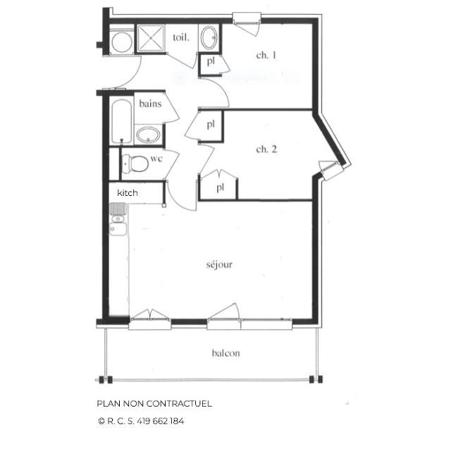 Apartements ARGENTIERE - Les Menuires Reberty 1850