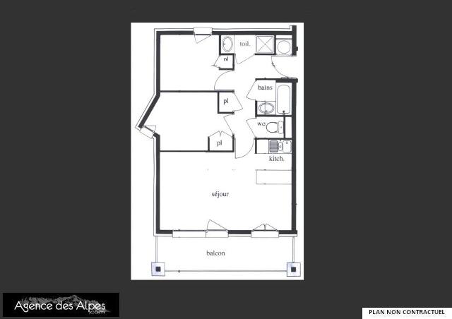 Apartements BOSSON - Les Menuires Reberty 1850