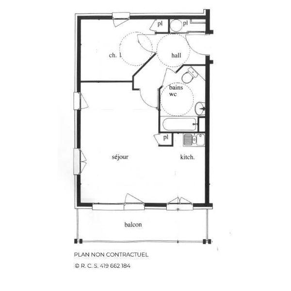 Apartements BOSSON - Les Menuires Reberty 1850