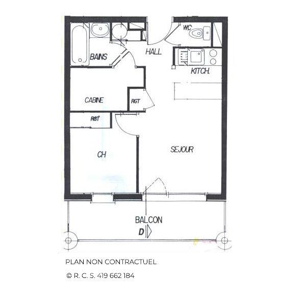 Apartements COURMAYEUR - Les Menuires Reberty 1850