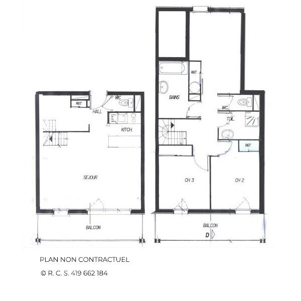 Apartements COURMAYEUR - Les Menuires Reberty 1850