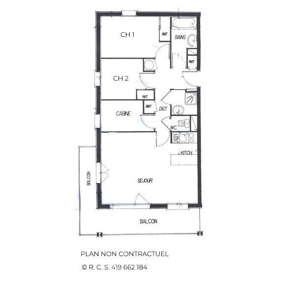 Apartements COURMAYEUR - Les Menuires Reberty 1850