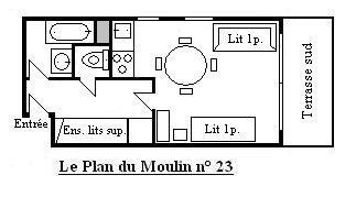 Appartment Plan Du Moulin MRB550-023 - Méribel Centre 1600