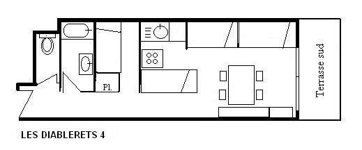 Appartment Diablerets MRB230-004 - Méribel Centre 1600