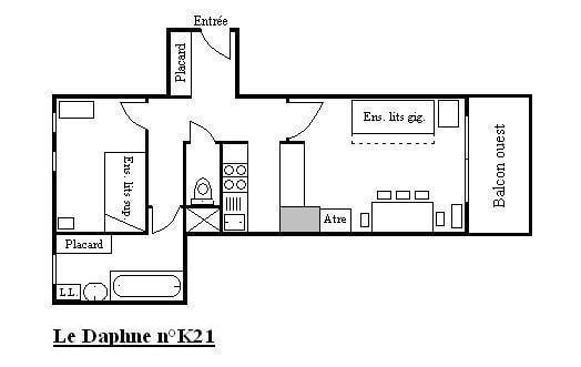 Appartment Daphne MRB210-K16 - Méribel Centre 1600