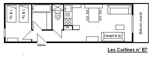 Appartment Carlines MRB080-D16 - Méribel Centre 1600