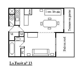 Appartment Forêt MRB290-020 - Méribel Centre 1600