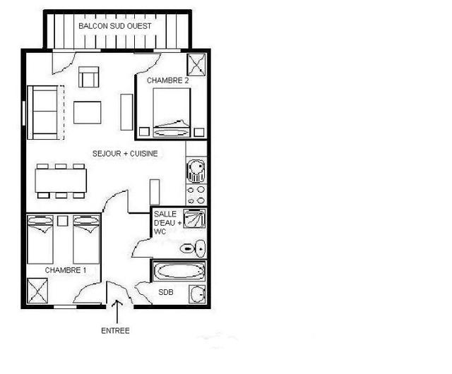 Apartements LES CRISTAUX - Les Menuires Preyerand