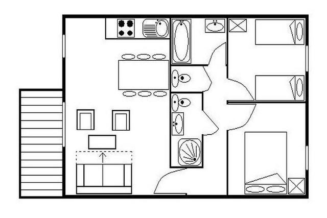 Apartements LES CRISTAUX - Les Menuires Preyerand