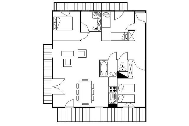 Apartements LES CRISTAUX - Les Menuires Preyerand