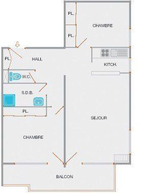 Appartment Caribou GB240-E - Le Grand Bornand