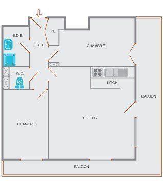 Appartment Bellachat GB170-2L - Le Grand Bornand