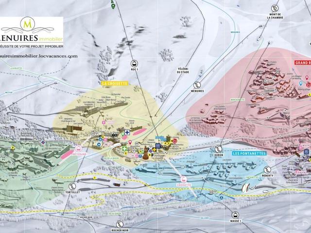 Les Menuires - Nice 3-room, 6 pers, ski-in/ski-out, free parking FR-1-178-166 - Les Menuires Bruyères