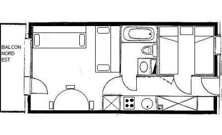 Appartment Cheval Blanc G371 - Valmorel