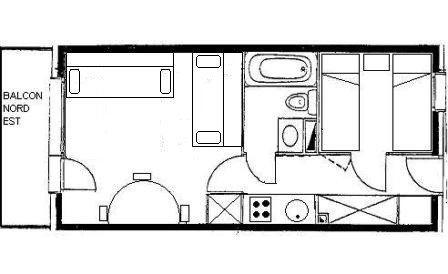 Appartment Cheval Blanc G371 - Valmorel