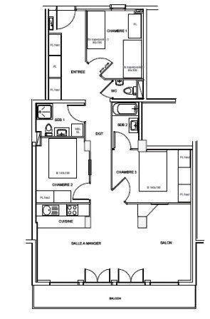 Appartment Jardins D'hiver G147 - Valmorel