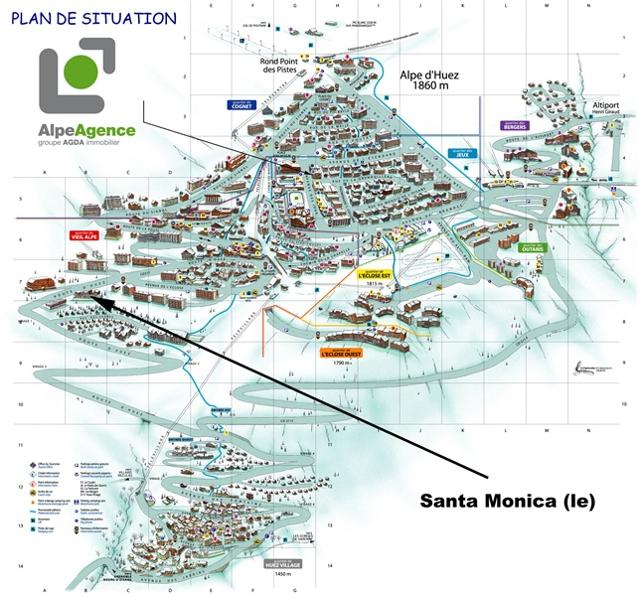 Apartements SANTA MONICA - Alpe d'Huez