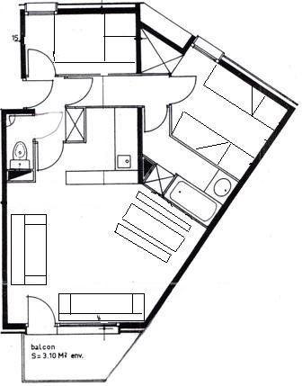 Appartment Cheval Blanc G138 - Valmorel