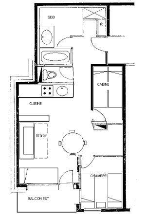 Appartment Terrasse G057 - Valmorel