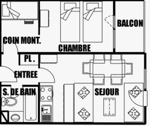 Apartements ANDROMEDE - Flaine Forêt 1700